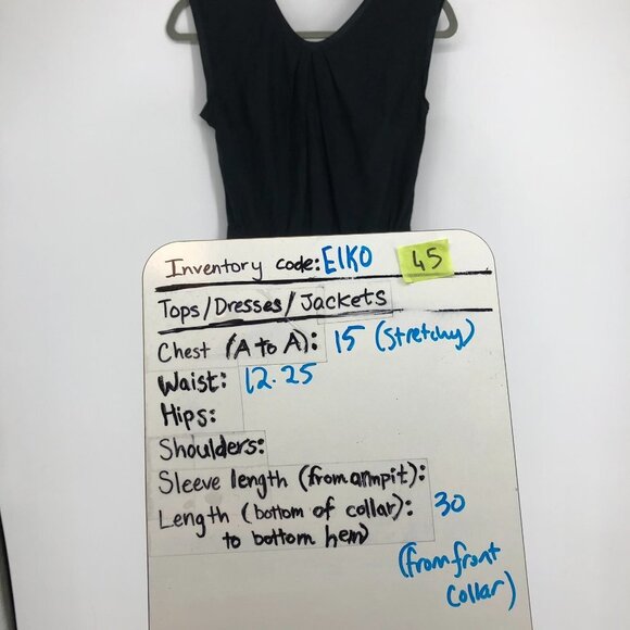 212 Collection Black 100% Silk flowy scoop Neck Mini Dress size 2 - Picture 14 of 15